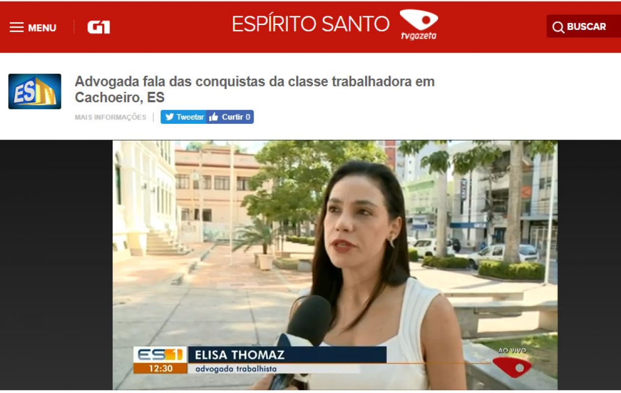 No Dia do Trabalho, a TV Gazeta entrevista Eliza Thomaz