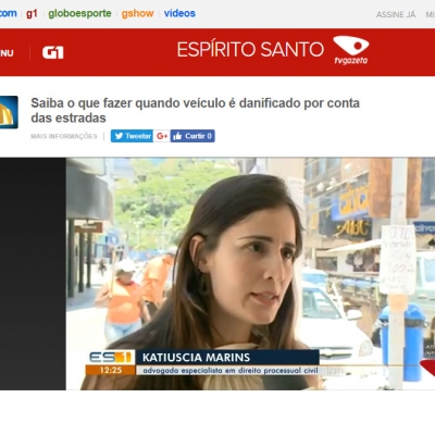 TV Gazeta entrevista Katiuscia Marins sobre direito indeniza...