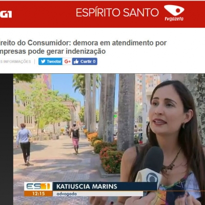 Nova entrevista da TV Gazeta com Katiuscia Marins